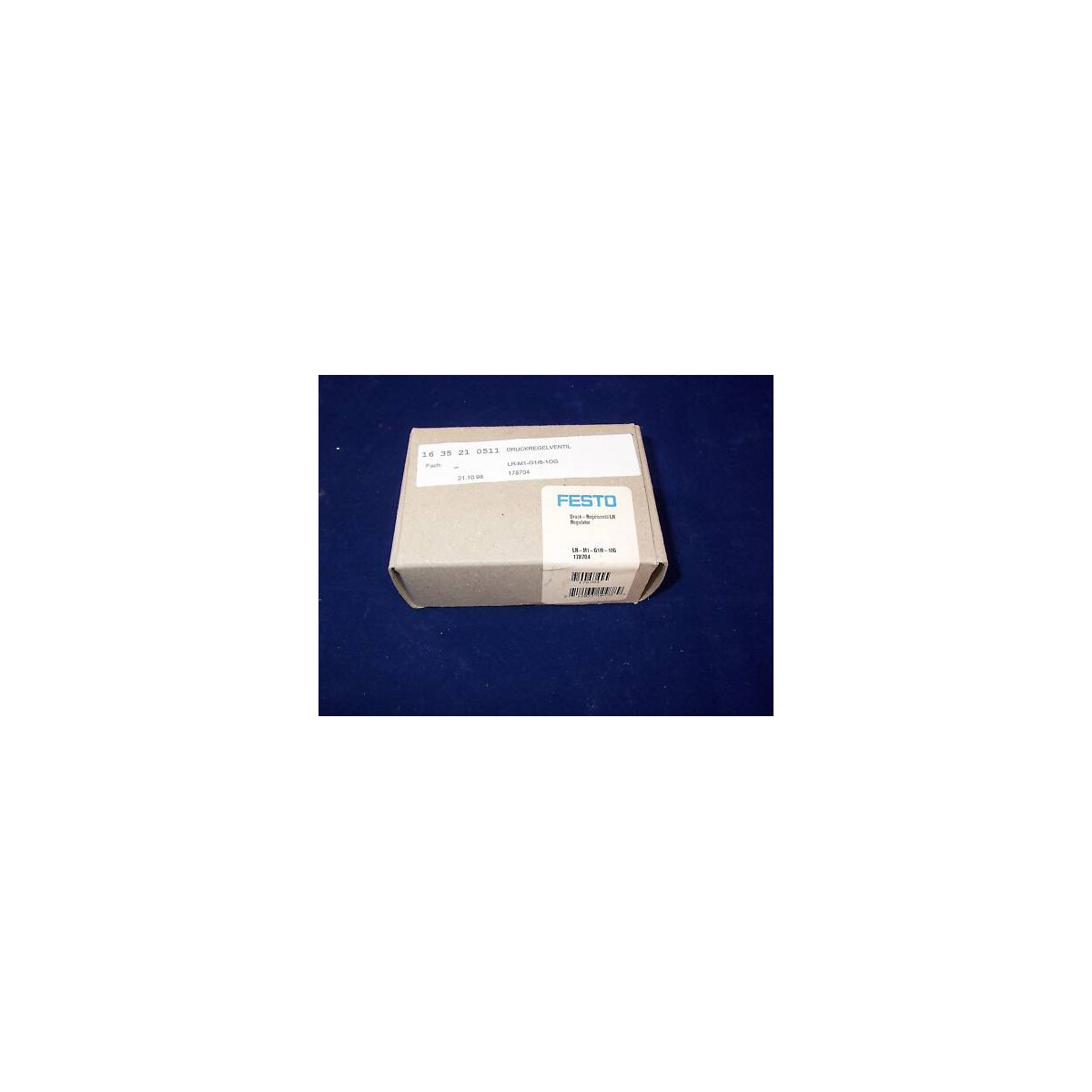 Festo Druckregelventil LR-M1-G1/8-1OG 178704 OVP