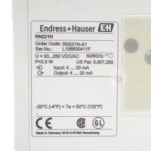 Endress+Hauser Speisetrenner RN221N RN221N-A1 OVP