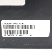 Siemens Leistungsschalter 3VL1708-1DA33-0AB1 GEB