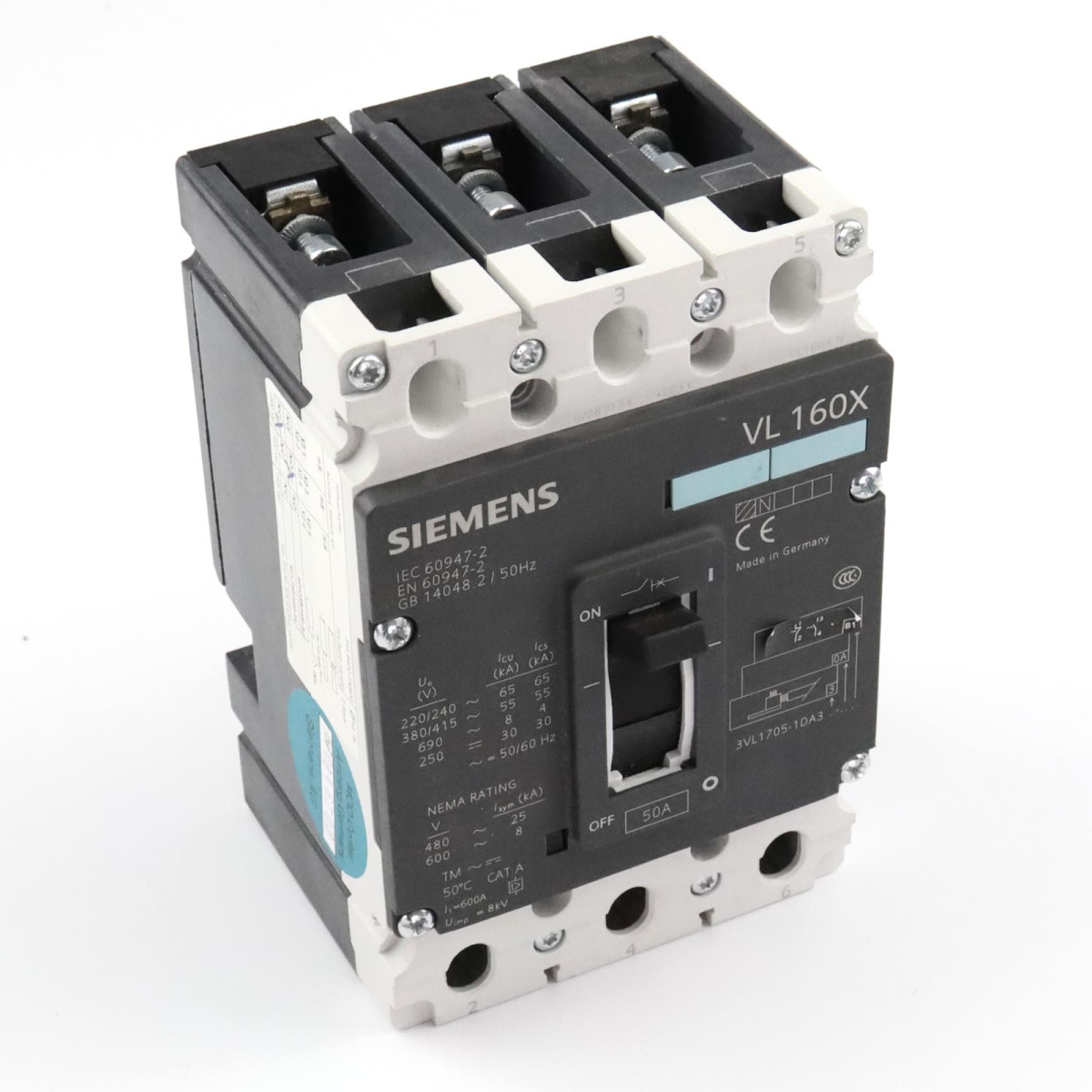 Siemens Leistungsschalter 3VL1705-1DA33-0AB1 GEB