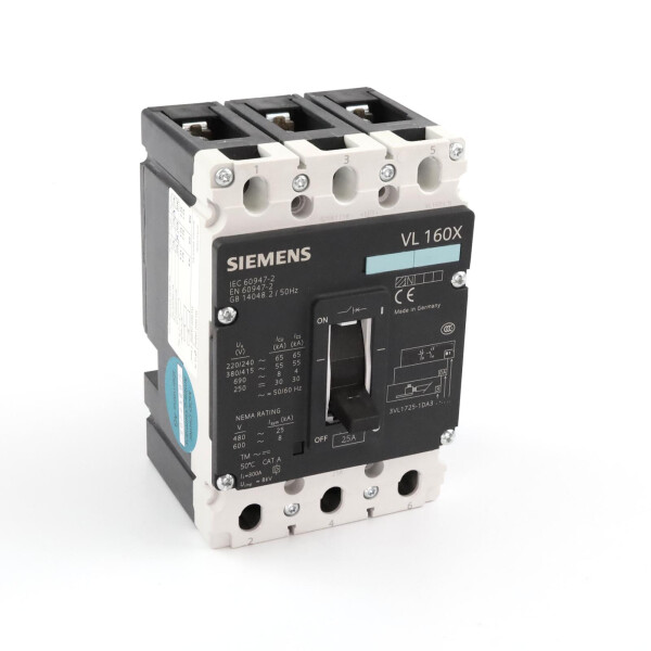 Siemens Leistungsschalter 3VL1725-1DA33-0AB1 GEB