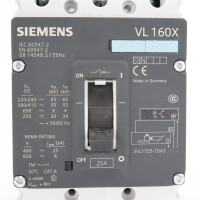 Siemens Leistungsschalter 3VL1725-1DA33-0AB1 GEB