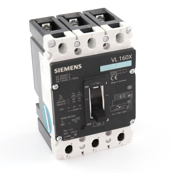 Siemens Leistungsschalter 3VL1796-1DA33-0AB1 GEB