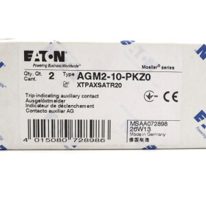 Eaton Ausgelöstmelder AGM2-10-PKZ0 072898 (2Stk.) OVP