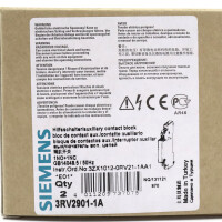 Siemens Hilfsschalter 3RV2901-1A (2Stk.) OVP