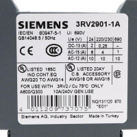 Siemens Hilfsschalter 3RV2901-1A (2Stk.) OVP