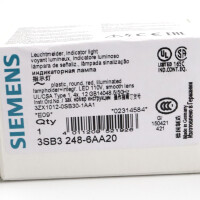 Siemens Leuchtmelder 3SB3 248-6AA20 OVP
