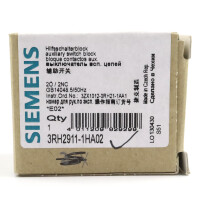 Siemens Hilfsschalterblock 3RH2911-1HA02 OVP