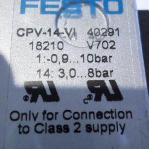 Festo Ventilinsel CPV-14-VI Teile-Nr. 40291 18210 GEB