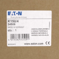 EATON Anschlussklemme K150/4 034509 OVP