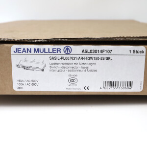 Jean Müller NH-Sicherungslasttrennschalter SASIL-PL00/N31/AR-H/3W150-5S/SKL A5L03014F107 OVP