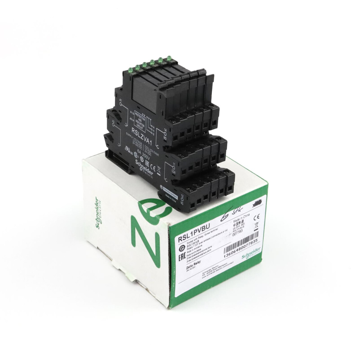 Schneider Electric Interface-Relais RSL1PVBU 007783...