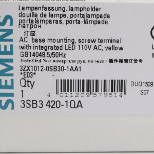 Siemens LED Lampenfassung 3SB3420-1QA OVP