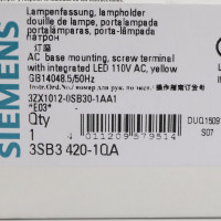 Siemens LED Lampenfassung 3SB3420-1QA OVP