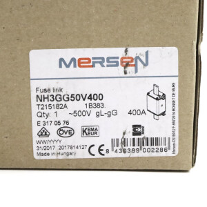 Ferraz-Shawmut/Mersen NH-Sicherungseinsatz NH3GG50V400 500V 400A OVP