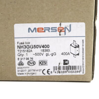 Ferraz-Shawmut/Mersen NH-Sicherungseinsatz NH3GG50V400 500V 400A OVP