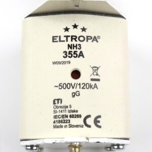 Eltropa NH-Sicherungseinsatz 4181337 500V 355A (3Stk.) OVP