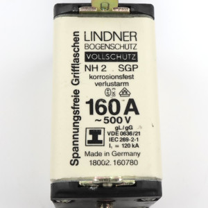 Lindner NH-Sicherungseinsatz 18002.160780 500V 160A OVP