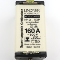 Lindner NH-Sicherungseinsatz 18002.160780 500V 160A OVP