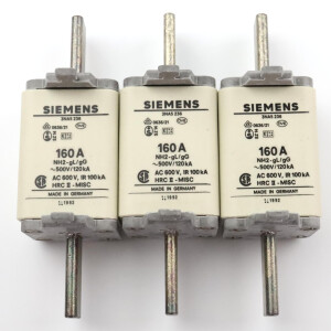 Siemens NH-Sicherungseinsatz 3NA5 236 160A (3Stk.) OVP