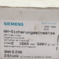 Siemens NH-Sicherungseinsatz 3NA5 236 160A (3Stk.) OVP