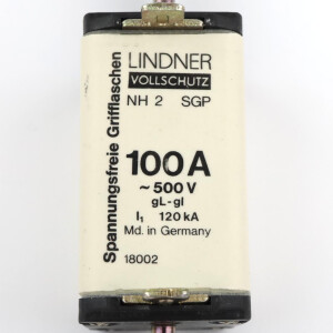 Lindner NH-Sicherungseinsatz 18002.10078 500V 100A OVP