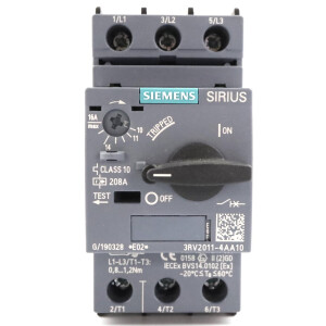 Siemens Leistungsschalter 3RV2011-4AA10 GEB