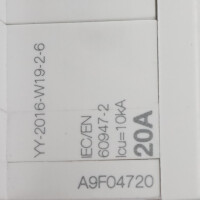 Schneider Electric Leitungsschutzschalter A9F04720 iC60N NOV