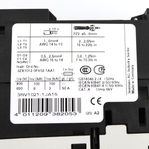 Siemens Leistungsschalter 3RV1021-1JA15 GEB
