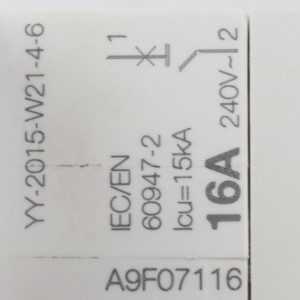 Schneider Electric Leitungsschutzschalter A9F07116 iC60H NOV