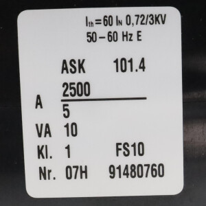MBS Aufsteckstromwandler ASK 101.4 NOV