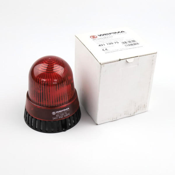 WERMA Blitz-Sirene 42112075 rot OVP