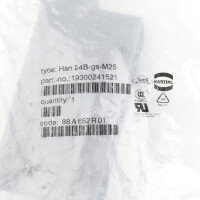 Harting Tüllengehäuse Han 24B-gs-M25 19300241521 OVP