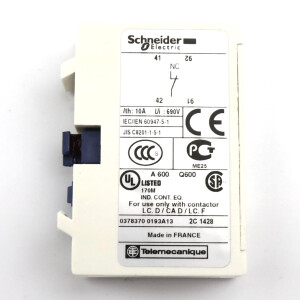 Schneider Electric Hilfsschalterblock LADN01 038372 OVP