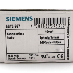 Siemens Stiftsammelschiene 5ST3667 (9Stk.) OVP