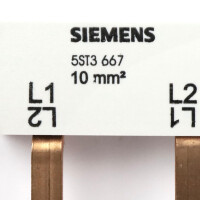 Siemens Stiftsammelschiene 5ST3667 (9Stk.) OVP