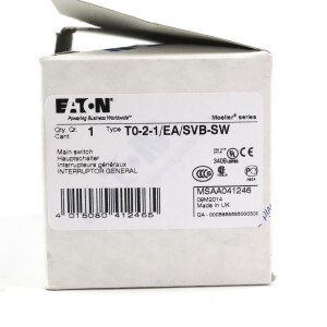 Eaton Hauptschalter T0-2-1/EA/SVB-SW 041246 OVP