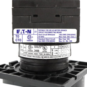 Eaton Hauptschalter T0-2-1/EA/SVB-SW 041246 OVP