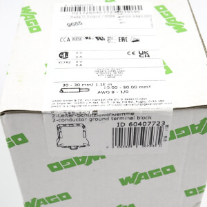 WAGO 2-Leiter-Schutzleiterklemme 285-157 (5Stk.) OVP