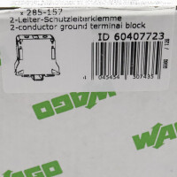 WAGO 2-Leiter-Schutzleiterklemme 285-157 (3Stk.) OVP