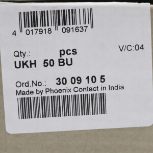 Phoenix Contact Hochstromklemme UKH50BU 3009105 (8Stk.) OVP