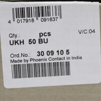Phoenix Contact Hochstromklemme UKH50BU 3009105 (8Stk.) OVP