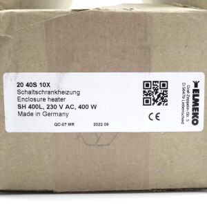 ELMEKO Schaltschrankheizung SH 400L 20 40S 10X OVP
