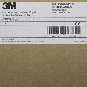 3M Anschlussleiste 10 DA 79101-517 00 (5Stk.) OVP