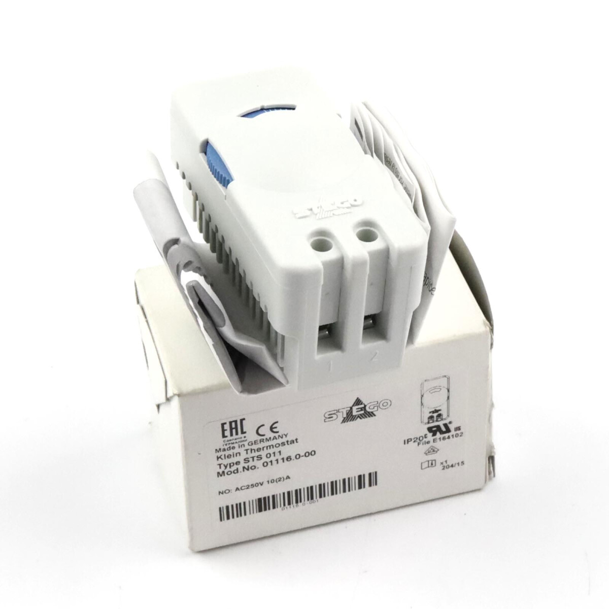 STEGO Schaltschrank-Thermostat STS 011 01116.0-00 AC250V OVP