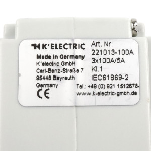 KELECTRIC Kompaktstromwandler 221013-100A GEB