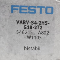 Festo Verkettungsplatte VABV-S4-2HS-G18-2T2 546215 GEB