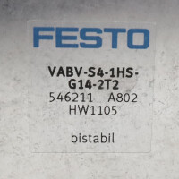 Festo Verkettungsplatte VABV-S4-1HS-G14-2T2 546211 GEB