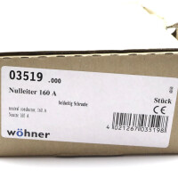 Wöhner Nulleiter 03519 (9Stk.) OVP