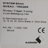 m.schneider Niveau-Träger 1.002.100 (8Stk.) OVP